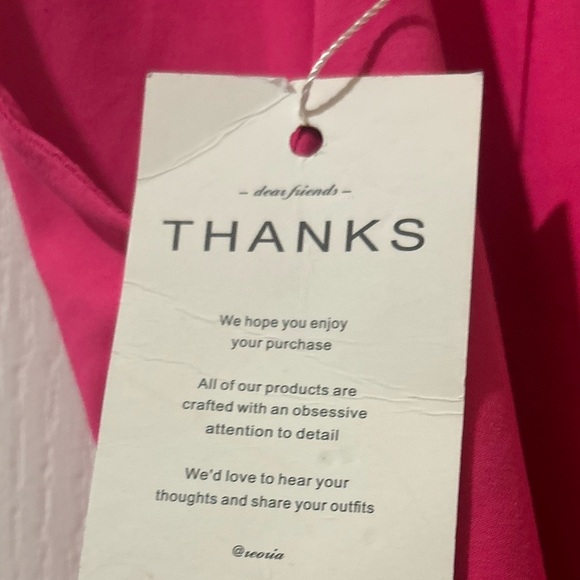 Reoria Pink Sleek Desire Sleeveless Soft Bodysuit (New with Tag) - Picture 3 of 3